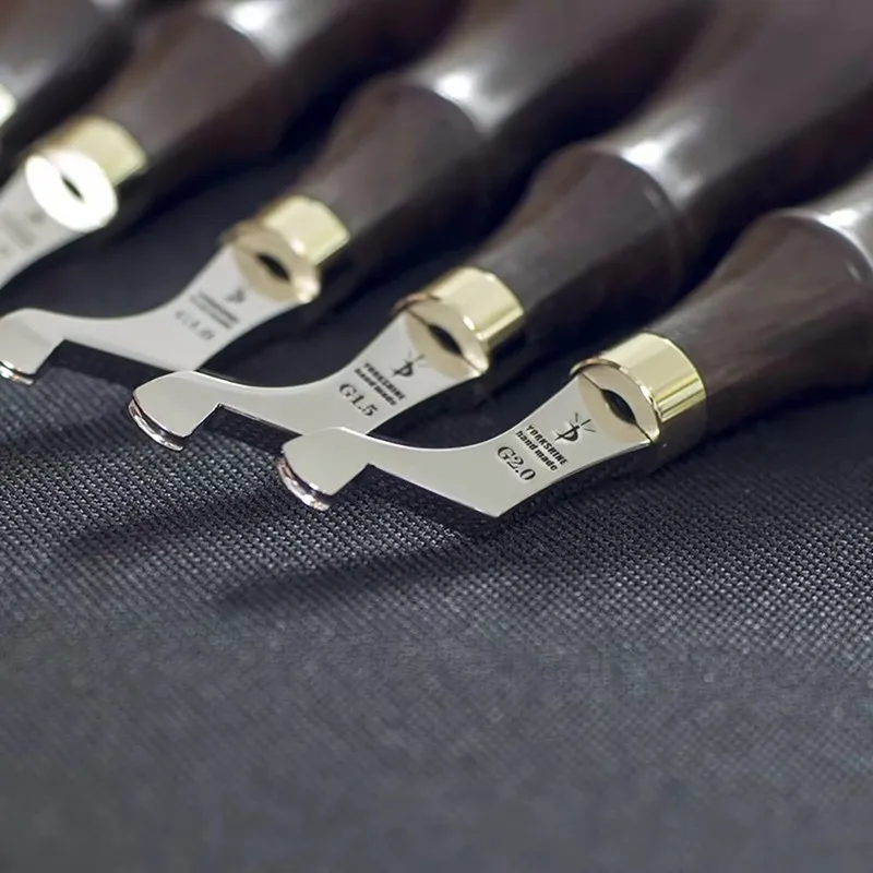 YORKSHINE кожаный маркер с мелкой канавкой из нержавеющей стали 304 кожа ручной работы