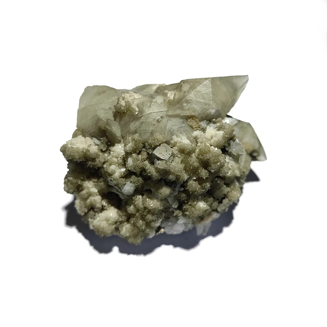 

NEW! C2-4A 100% Natural Dolomite Calcite Pyrite Specimen Stones and Crystals From China