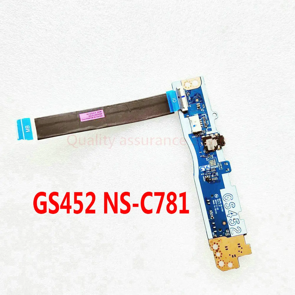 Фото Для Lenovo Ideapad 3 14IML05 14IIL05 14ITL05 81WA 81WD аудио Power Botton SD CARD READER Board 5C50S25039 GS452 NS-C781 Switch №1