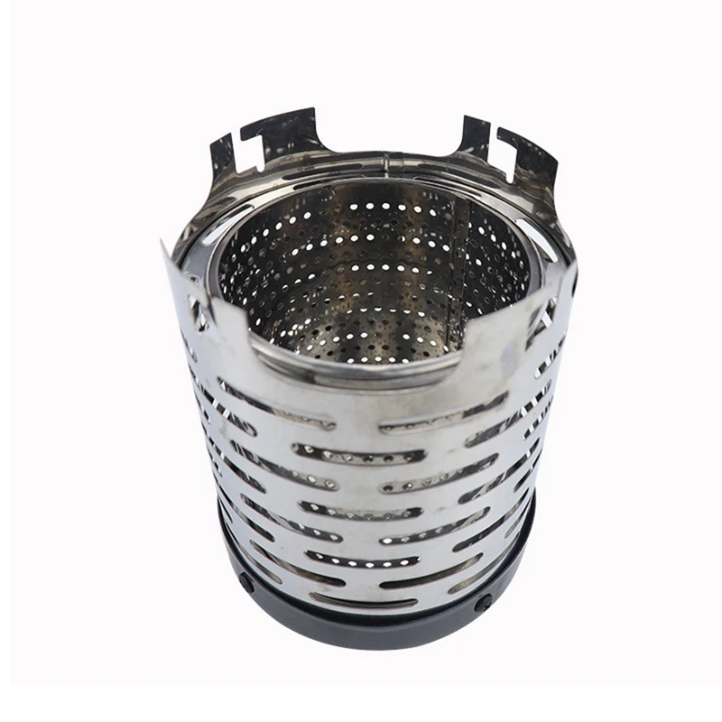 

Outdoor Mini Heating Furnace Butane Gas Furnace Camping Heater Survival Baking Furnace Stainless Steel Heating Cover