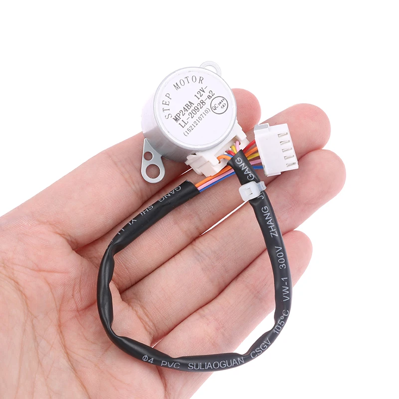 

4-phase 5-wire DC 12V Stepper Motor Deceleration Motor Gearbox for Gree Air-conditioning Guide Wind Motor MP24BA Gear Motor