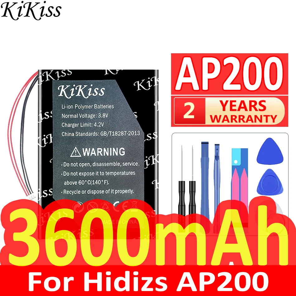 Мощная батарея 3600mAh KiKiss для цифровой батареи Hidizs AP200