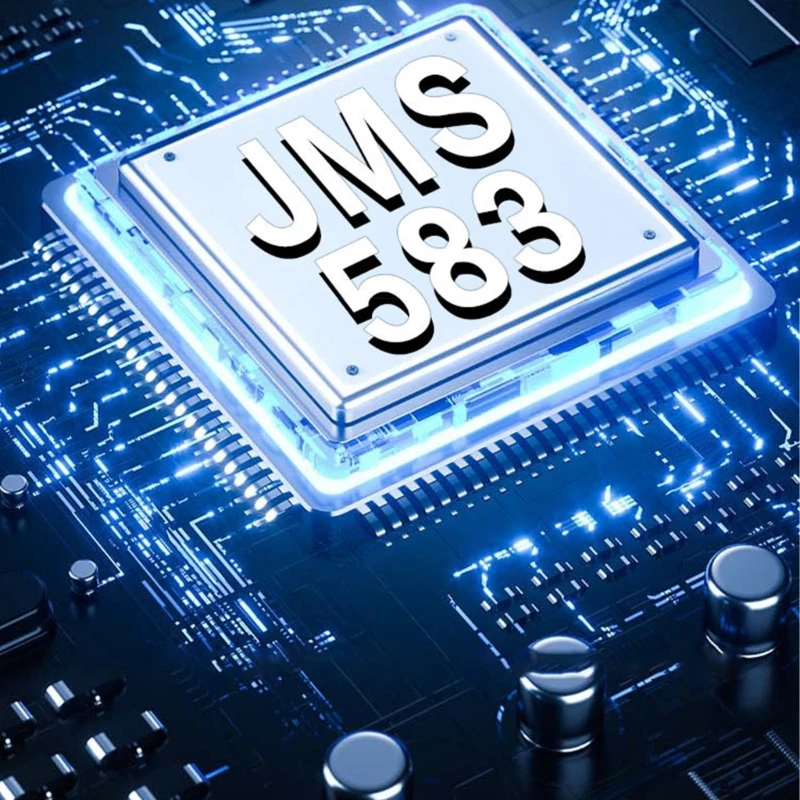 JMS583 Корпус SSD M.2 NVME Внешний чехол NVMe Адаптер USB 10 Гбит/с Коробка для хранения Чехол