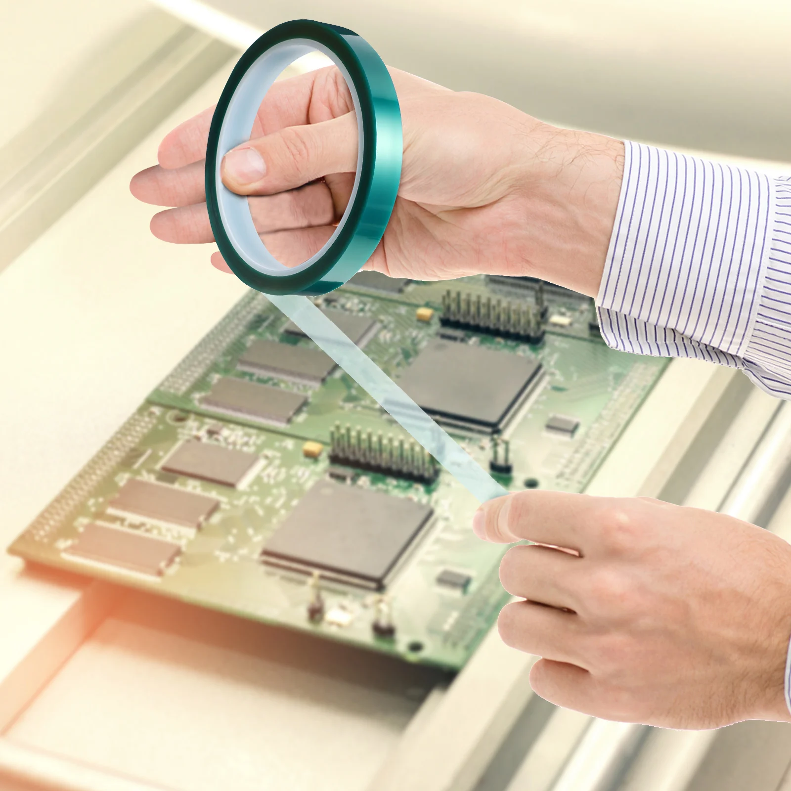 8-рулонная клейкая лента термосублимационная прозрачная устойчивая к