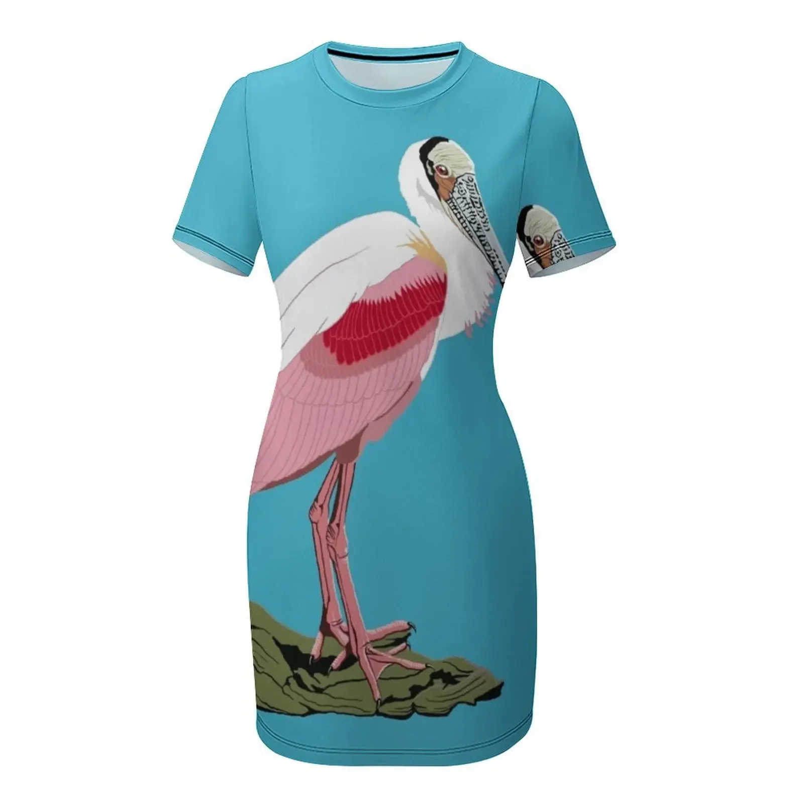 Фото Платье Roseate Spoonbill с короткими рукавами, роскошное платье для гостей на свадьбу, платье 2026 года для женщин, для вечеринок и торжественных мероприятий №4