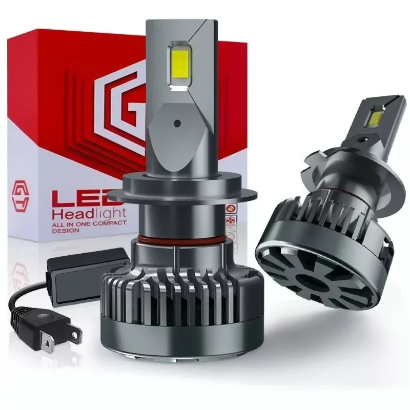 

2pcs Auto LED Lamp H7 H8 H11 H4 9004 9007 Car LED Headlight LED HB3 HB4 9005 9006 H13 6000K CSP-3570 Turbo Fog Light 12V