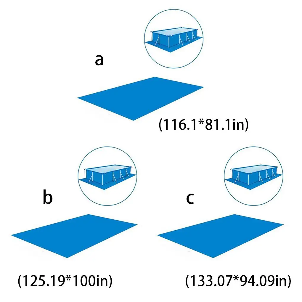 

Swimming Pool Mat Protective Carpet Ground Cloth Floor Pad for Home
