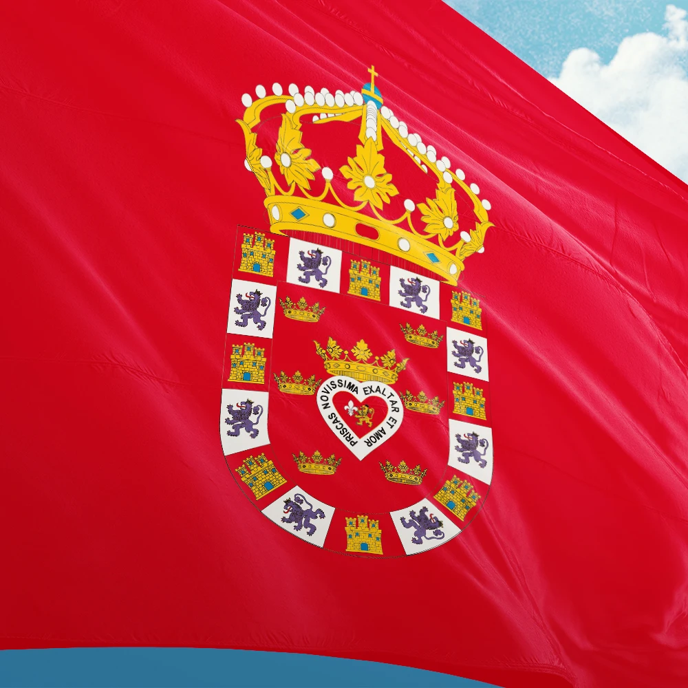 Флаг Испании и Мурсии 3 фута x 5 футов баннер из полиэстера 150*90 см изготовленный на