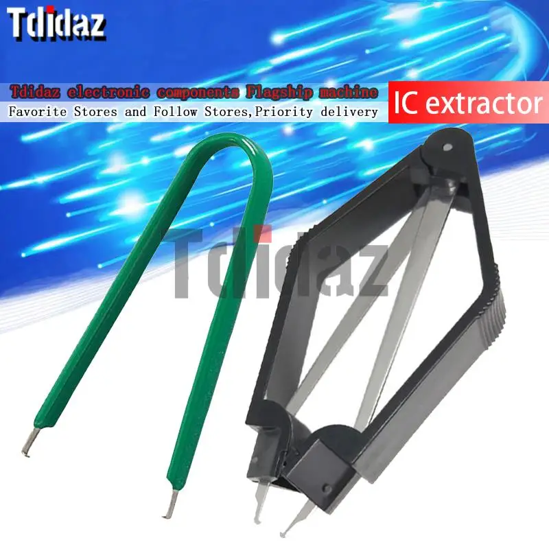 

IC Chip Extractor Machine Clip For ROM Extraction Removal Puller Repair Hand Tool DIP Encapsulation Extraction Anti-static