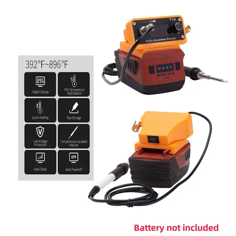 

Беспроводной паяльник Hilti 70 Вт для литиевой станции 22 В