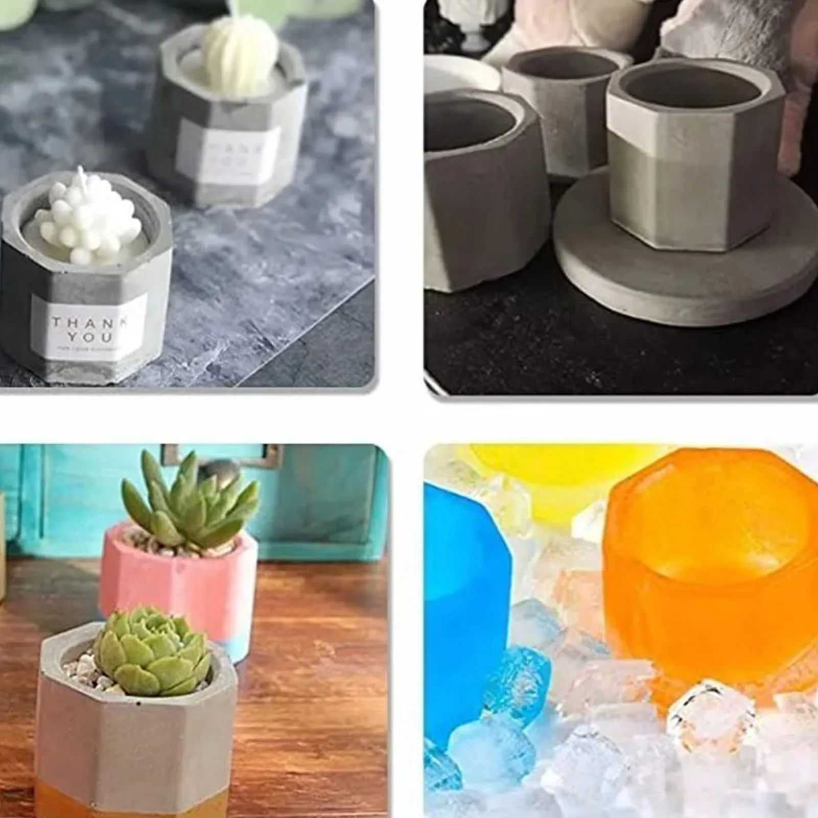 Силиконовые формы для цветов 3 шт |