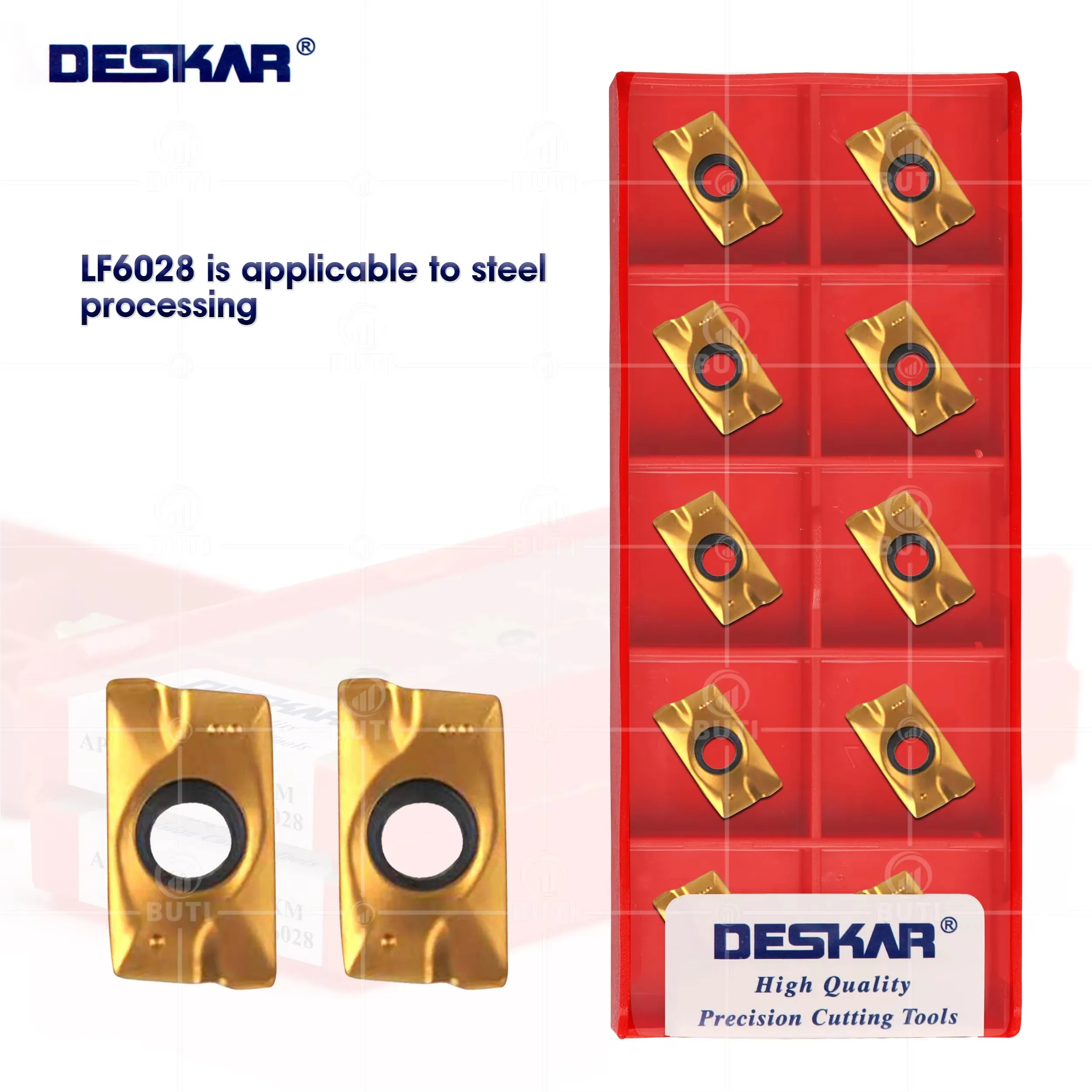 DESKAR 100% оригинал APMT1135PDER APMT1605PEER-XM LF6028 Фрезерный инструмент Токарный станок с ЧПУ Материал сплава Обработка лезвий Сталь Фрезерование к