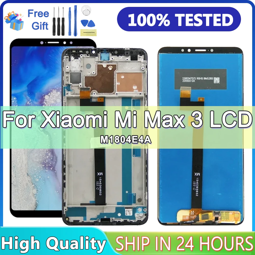 Сенсорный ЖК-экран 6 9 дюйма AMOLED с дигитайзером в сборе для Xiaomi Mi Max 3