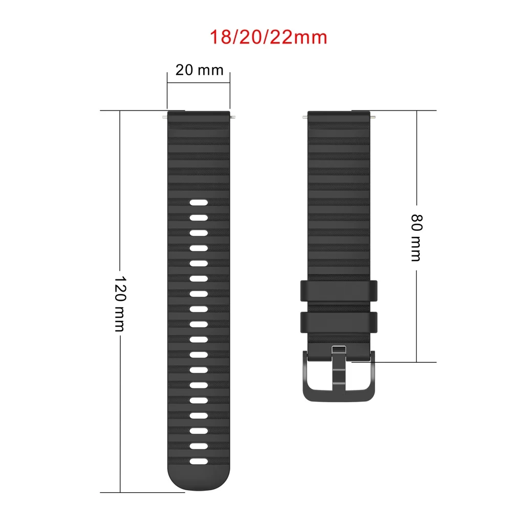 Силиконовый ремешок для Huami Amazfit Bip3 Bip 3 Lite S U Pro GTS 2 4 GTS4 mini GTS3 спортивный браслет с