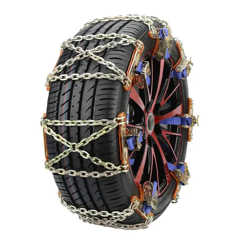 

15.9*5.9in Steel Winter Truck Car Wheels Tyre Tire Snow Ice Chains Belt Winter Anti-skid Vehicles SUV Wheel Chain Mud Road Safet