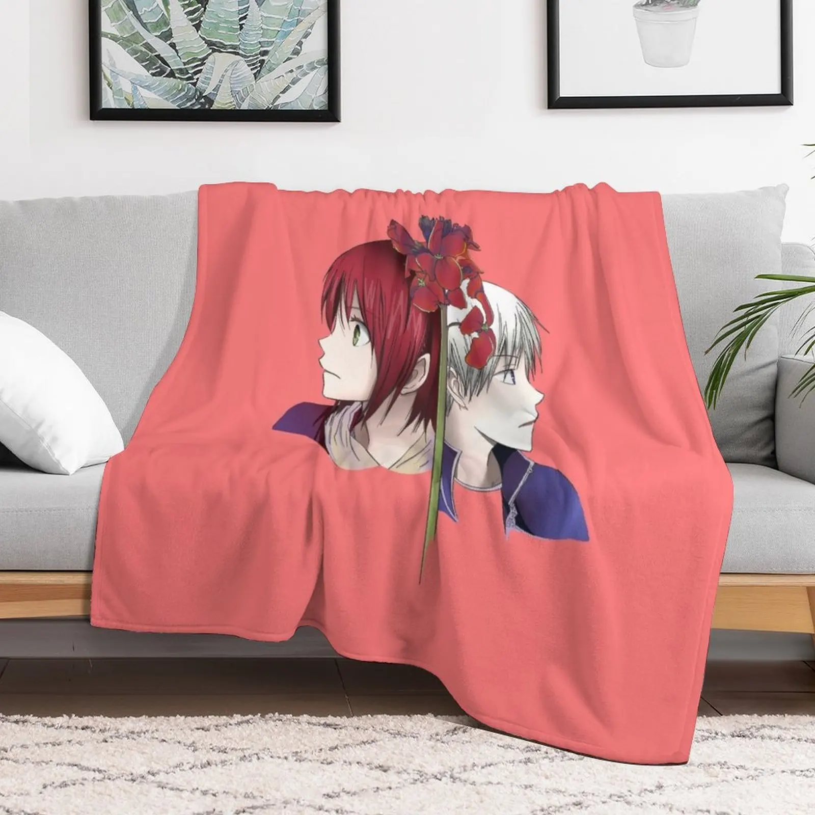 Одеяло Akagami no Shirayukihime диван-кровать идеи подарков на день Святого Валентина