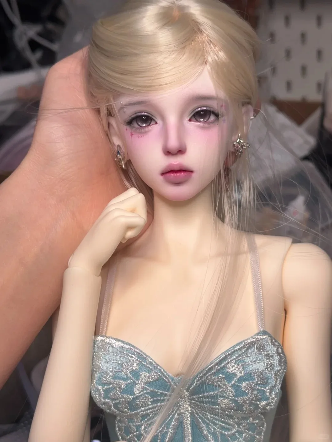 Фото Новая кукла BJD 1/3 Стелла, мужская и женская кукла с открытыми глазами, игрушка из смолы в стиле фараона, подарок на день рождения, бесплатная доставка только головы. №2