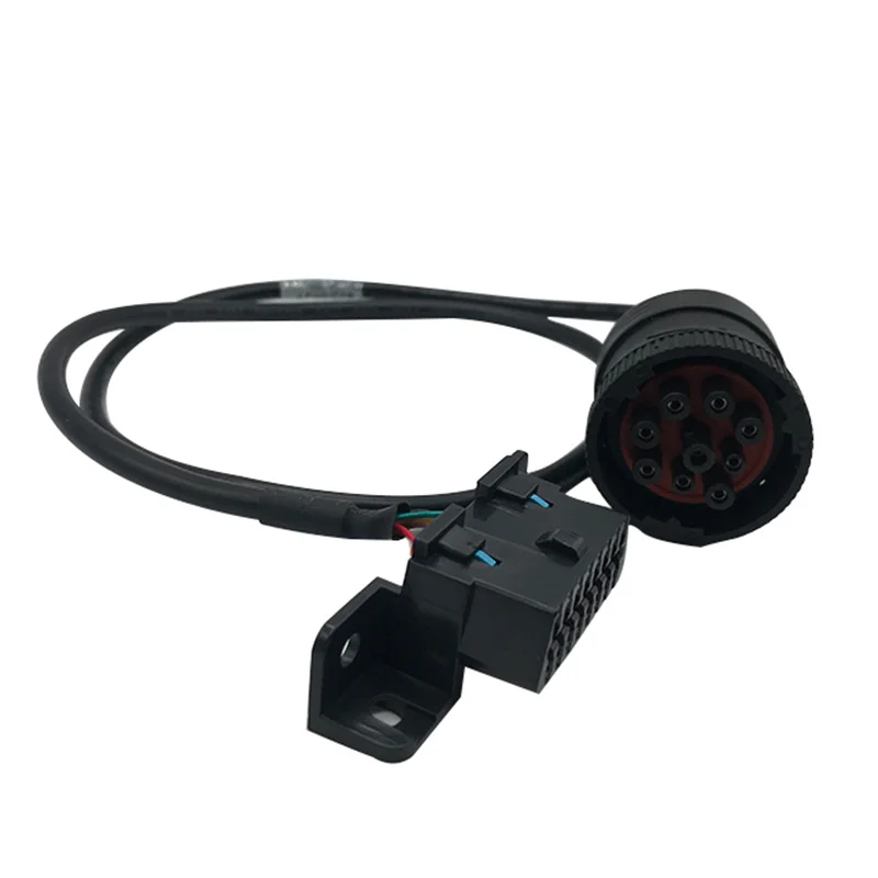 Teka J1939 9-pin male connector waterproof connector to universal OBD2 female 16-pin extension cable