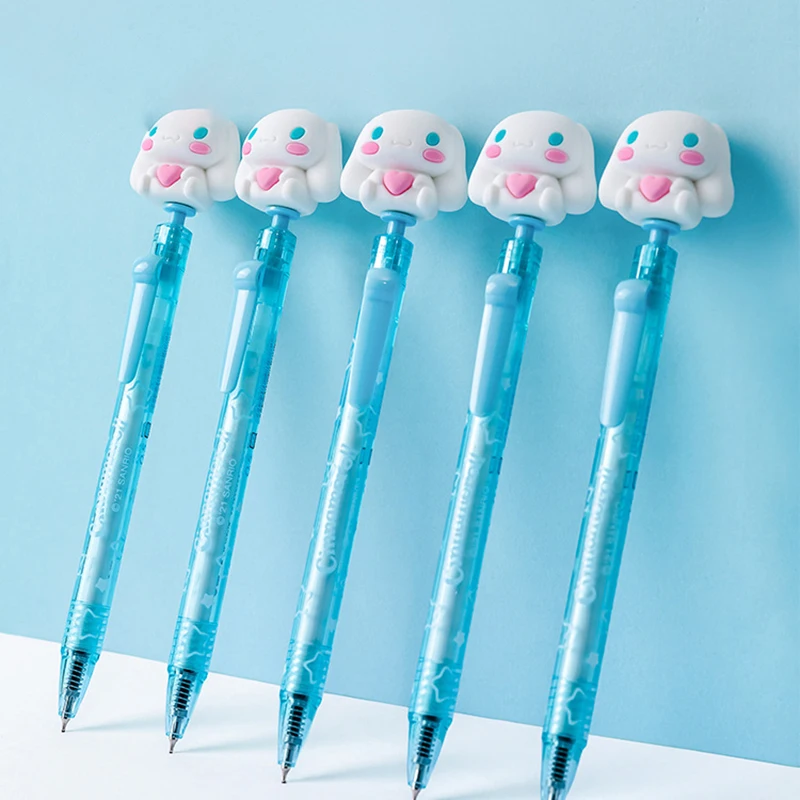 36PCS Sanrio Cinnamoroll Gel Ink Pen Kawaii Anime Cartoon Big Eared Dog Schoo Stationary Supplies Students Gift Roller Ball Pen