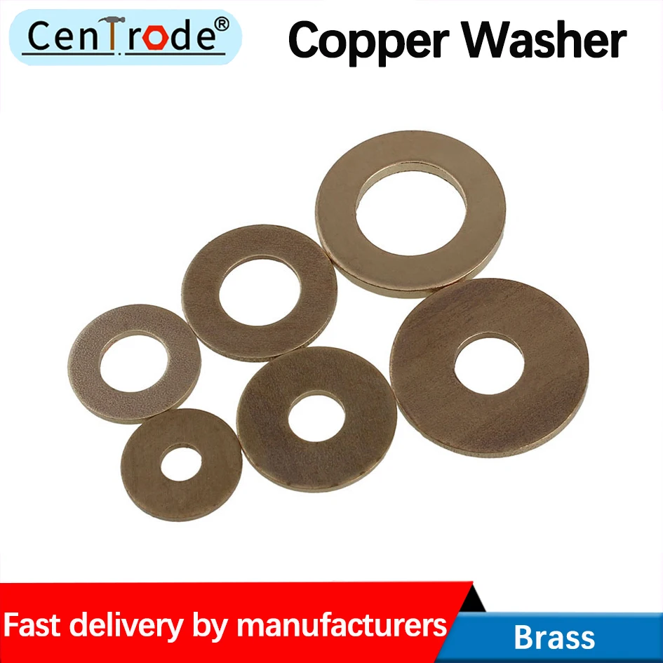 Rosh Защита окружающей среды латунная плоская шайба brass meson H59 tonghuasi m8-m20 spot Оптовая