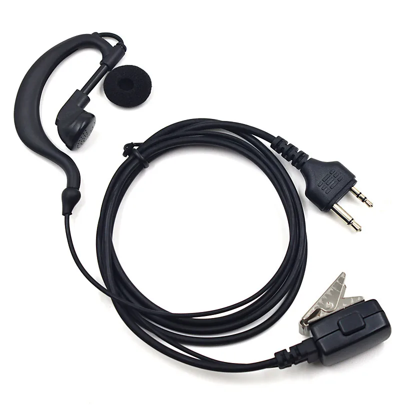 

Ear Hook PTT Earpiece Headset Earphone Mic for Midland Portable Radios GXT650 GXT550 G7 G9 G5 GXT1000 GXT1050 Walkie Talkie