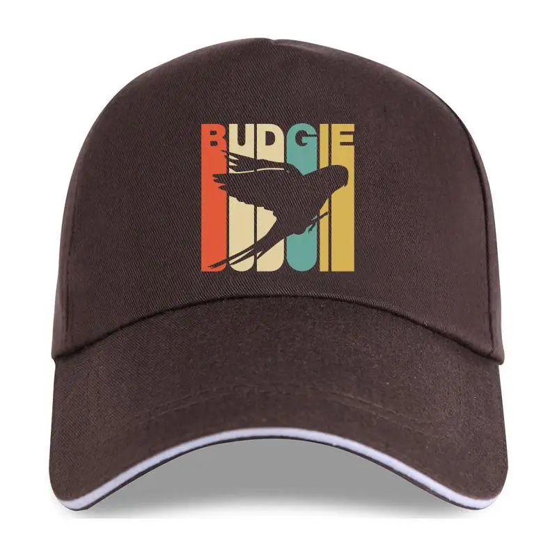 

Men Tops Baseball cap Cotton Fitness Vintage Style Budgie Silhouette