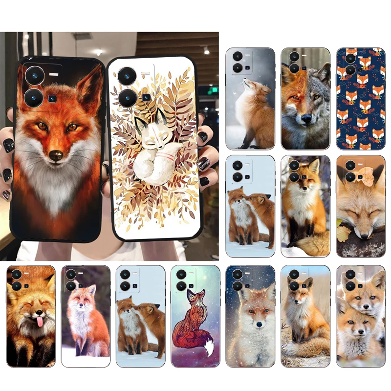 

Fox Phone Case For VIVO Y53S Y33S Y11S Y31 Y21 Y70 Y20 Y21S Y72 Y55 Y76 Y51 Y01 V23E V21 V23 V21E Case