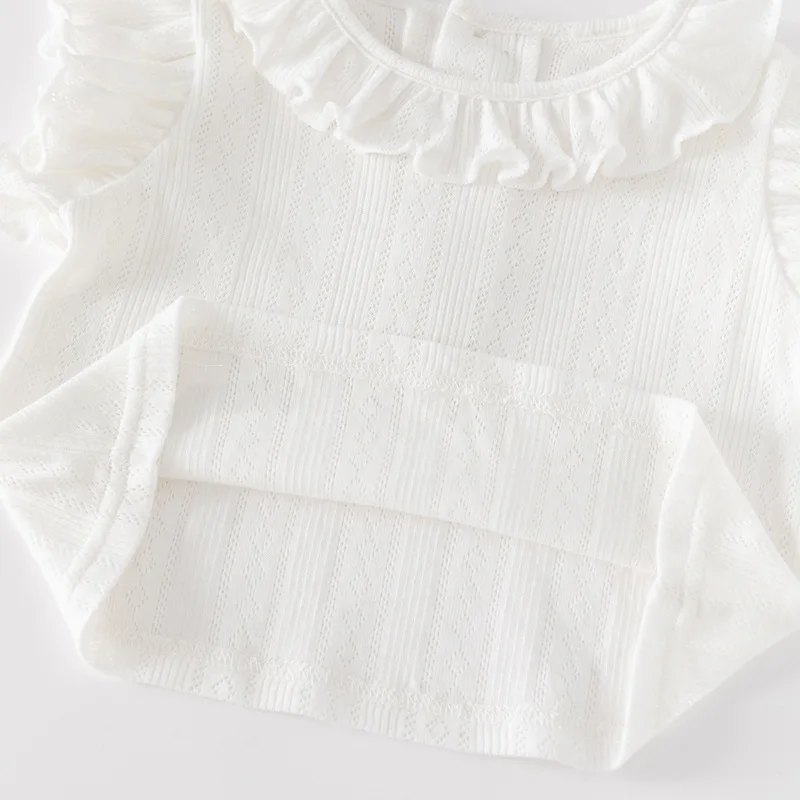 Комбинезон для маленьких девочек с цветочным рисунком комплект из двух