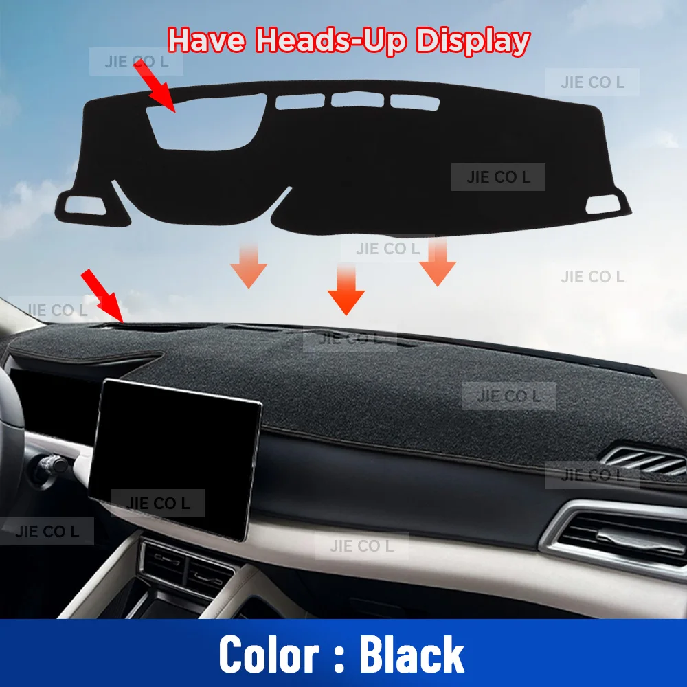 

Для BYD YUAN UP 2024 2025 автомобильный чехол для приборной панели, солнцезащитный козырек, противоскользящий коврик, светонепроницаемый коврик, защитные аксессуары