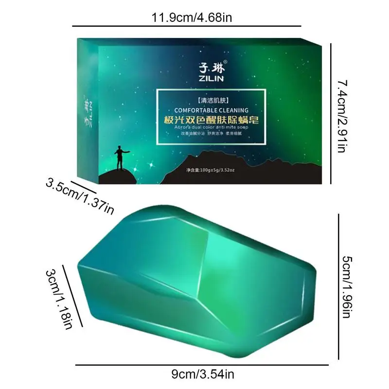 Мыло для мытья тела Аврора Очищающее лицо Эфирное масло Контроль масла