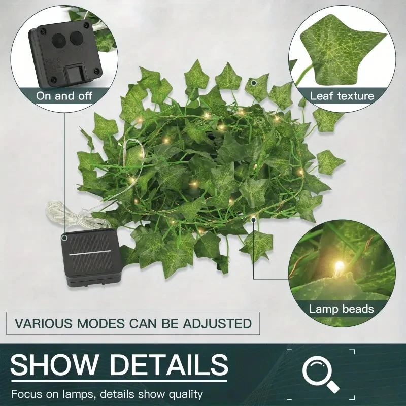 Светодиодная лампа в виде кленового листа 2/5/10 м