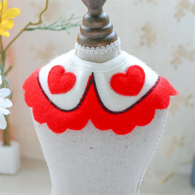 

Pet Accessories Christmas Gift Dog Cat Lovely Saliva Scarf Love Scarf Pet Dog Scarf Pet Supplies Puppy Accessories