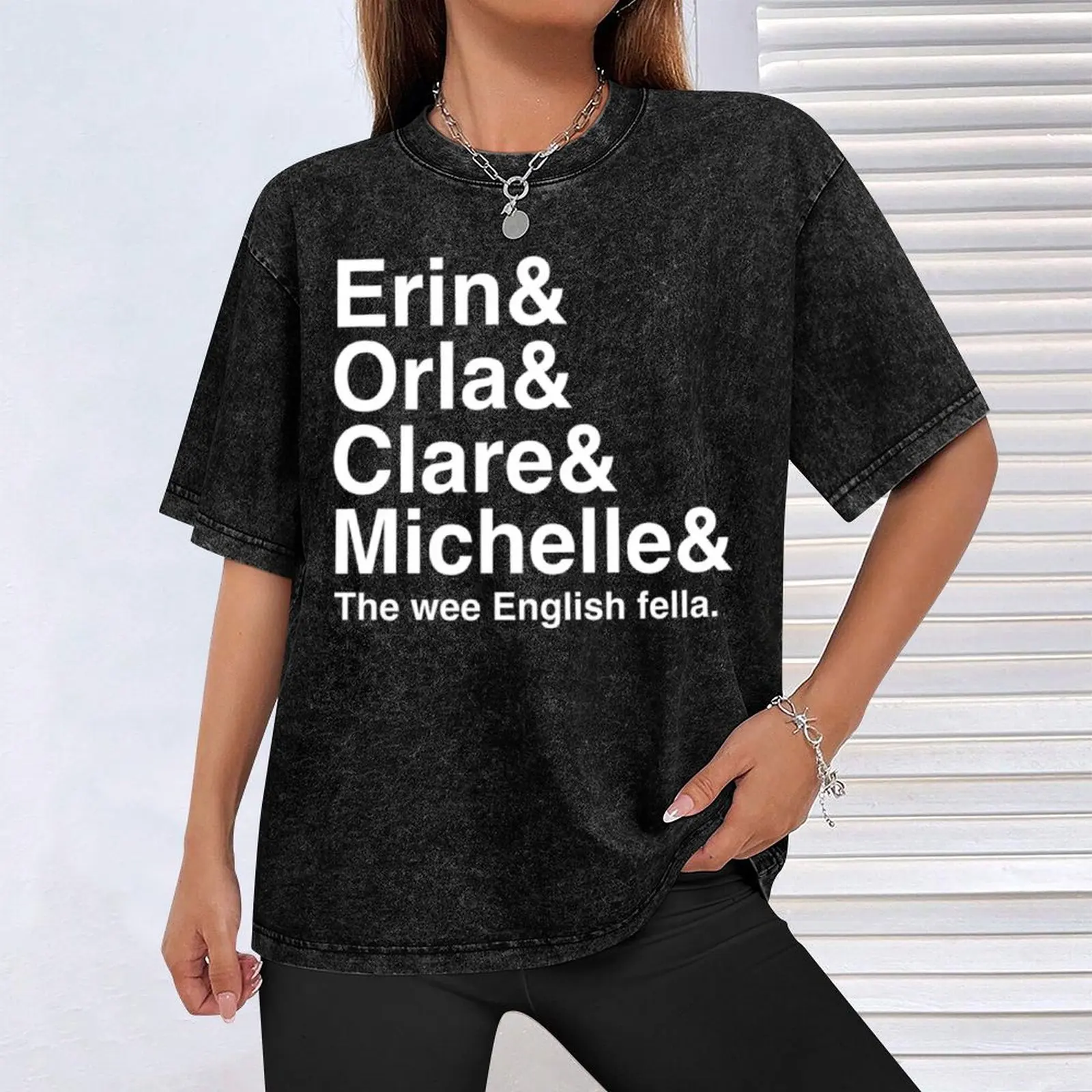 Рубашка Derry Girls футболка с именами персонажей Эрин и Орла Клейэр Мишель