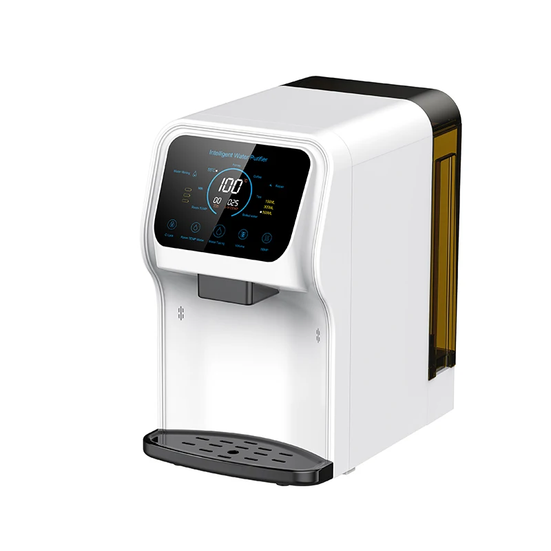 

Free installation instant hot water countertop reverse osmosis water purifier