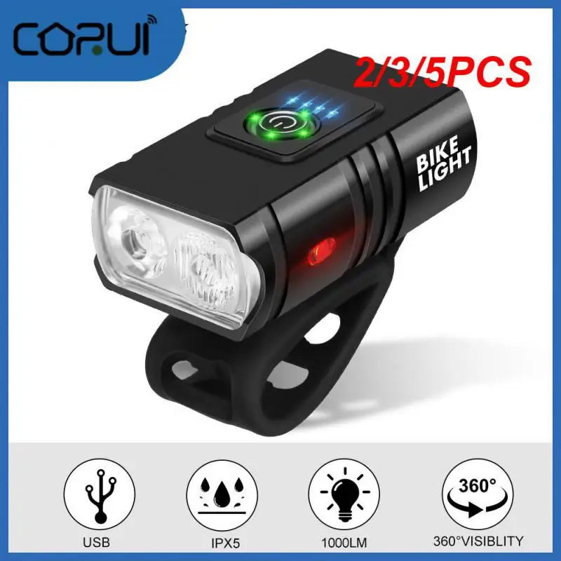 

Фонарик для передней и задней фары велосипеда, 6 режимов