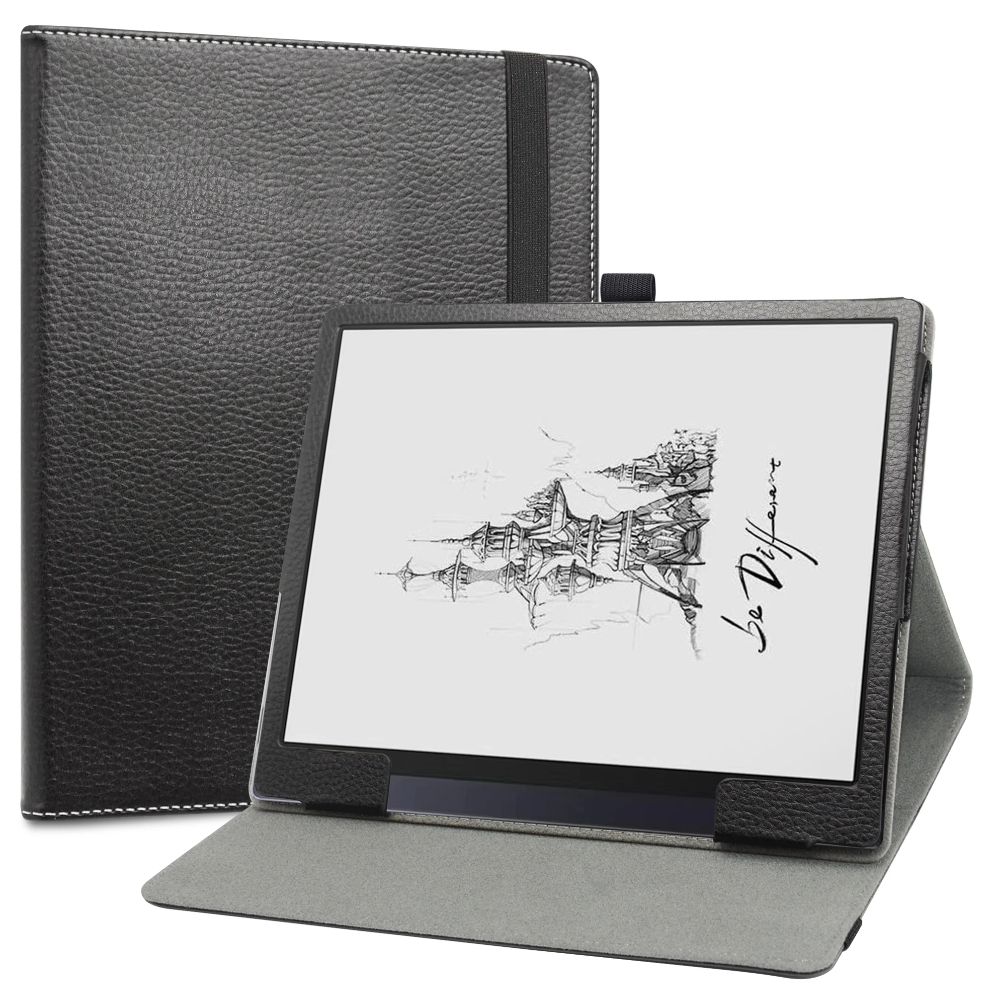 Case For BOOX Tab Ultra  10.3" Tablet Folding Cover with Elastic Closure