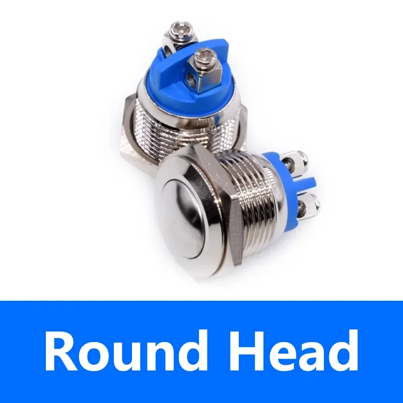 

5 шт., 16 мм шт., металлический кнопочный выключатель