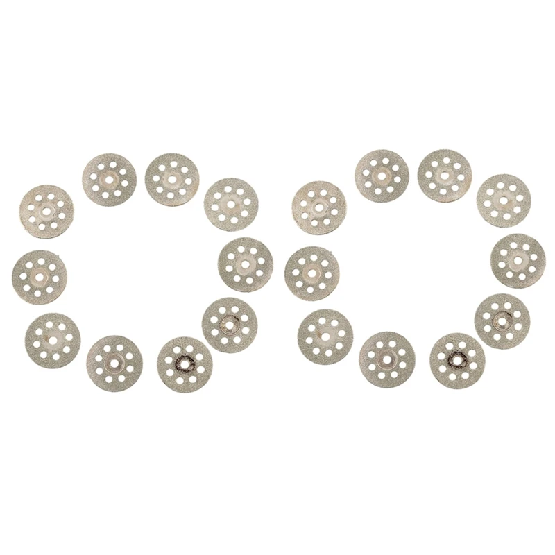 

20PCS Mini 22Mm Diamond Cutting Disc Saw Blade Mill Sheet