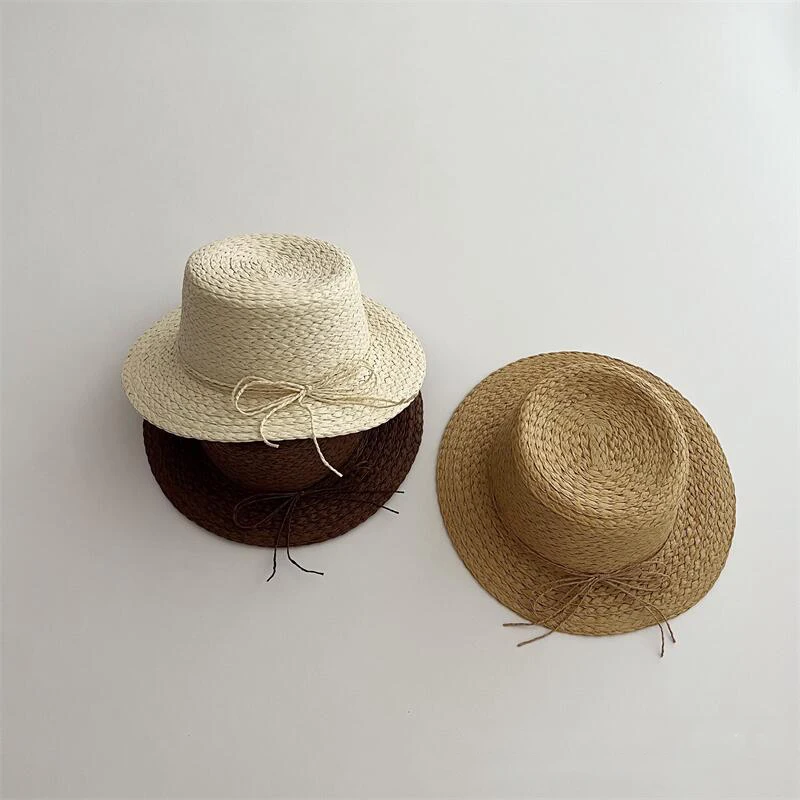 

Шляпа из пшеничной соломы для мальчиков и девочек 2-8 лет