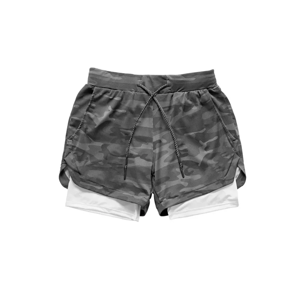 

2022 New Style Mens Beach Short 100% Polyester Double Side Tight Sport Fitness Wear Short Pants