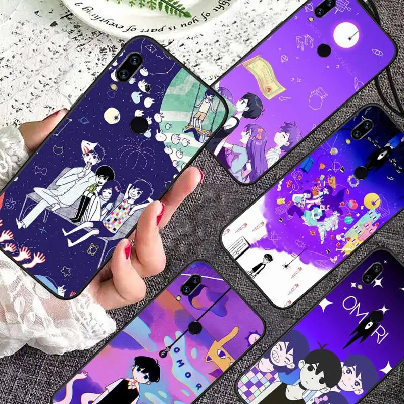 

Omori anime Phone Case For Xiaomi Redmi note 7 8 9 11 i t s 10 A poco f3 x3 E pro lite funda shell coque cover