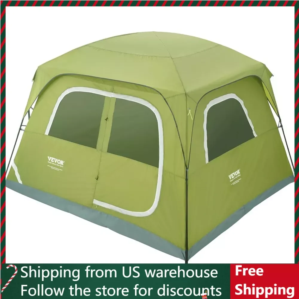 

Палатка для кемпинга на 3/4/6 человек, с дверью и окном, для семейного отдыха на открытом воздухе, походов, охоты, альпинизма, путешествий