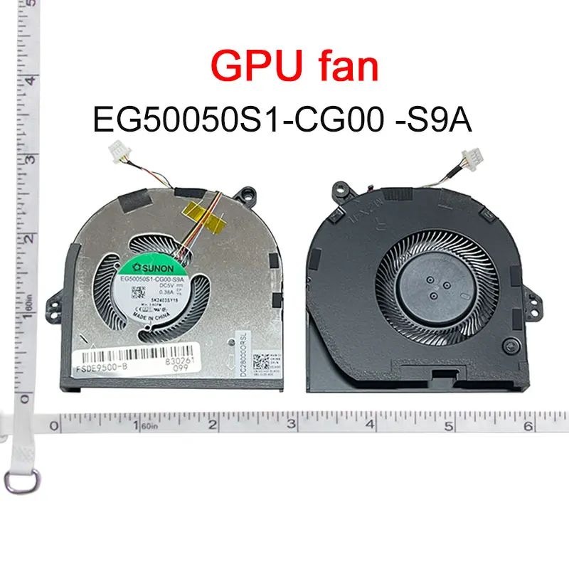 Новый вентилятор охлаждения процессора и графического ноутбука для DELL XPS 15 9500 9510