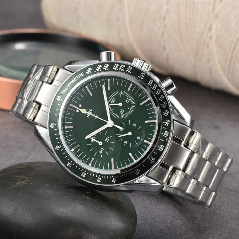 

Speedmaster OMXXX Watch for Men Quartz Watches men's Luxury Brand Multifunctional Chronograph Calendar reloj hombre montre homme