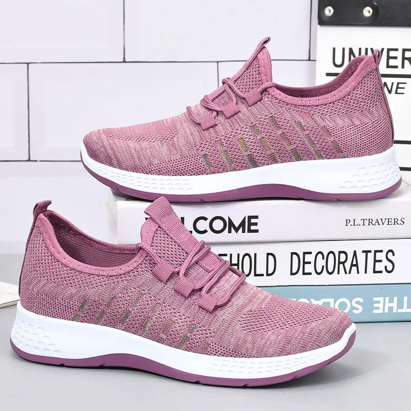 

Shoes Women's 2022 Spring New Soft Bottom Trend Running Shoes Casual Sports Shoes Lace Up Running Shoes Platform Sneaker