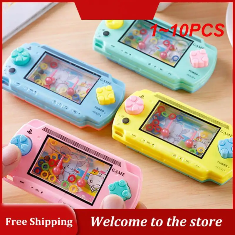 

1~10PCS Small Toys For Kids Party Water Ring Toss Game Machine Throwing Circle Develop Focus Ability Parent-Child Interactive