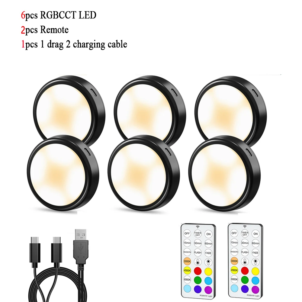 

CENFAYA Беспроводные RGB CCT Подсветка Шкафа