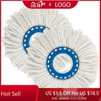 2pcs mop replacement heads suitable for german leifheit microfiber replacement head rotating mop cloth