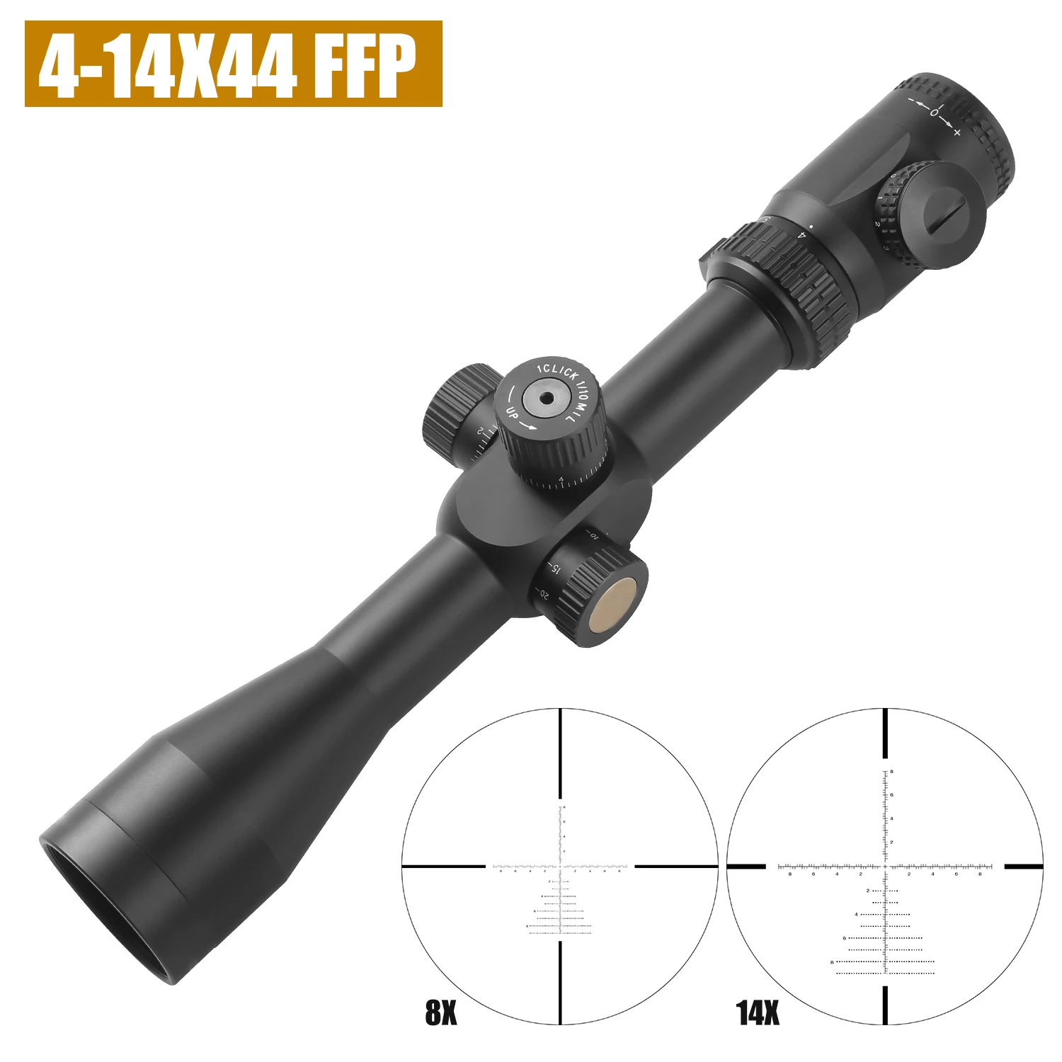 

AT4-14x44 FFP Optical Air Gun Sight PCP Hunting Spotting Sniper Riflescopes Telescopic Airsoft First Focus Plane Rifle Scope