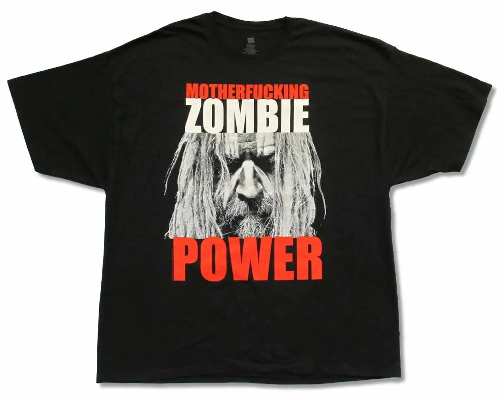 

Rob Zombie Dead City Radio 2013 Black T Shirt New Music White